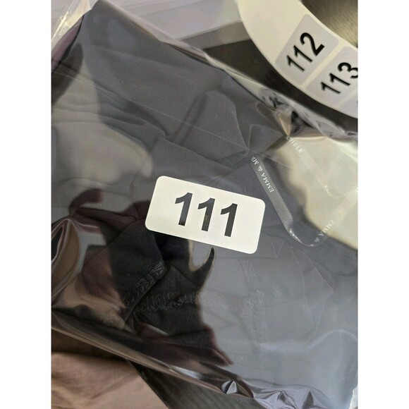 emma And michele romper Womans M Navy Blue Short Sleeve Wrap Classic Old Money - Picture 8 of 8